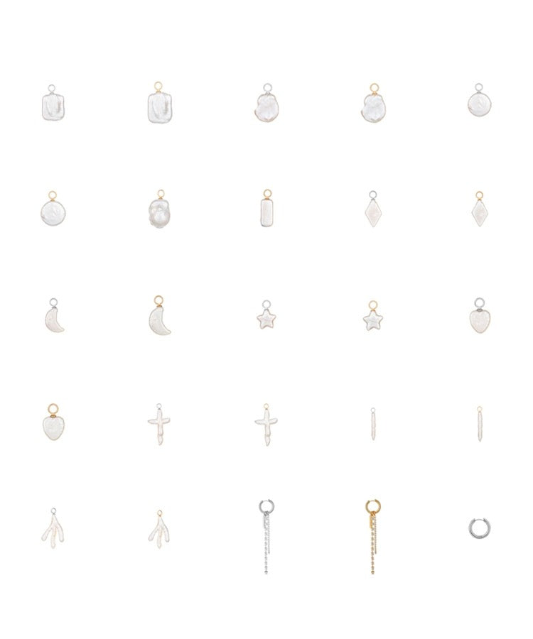 Handmade Minimalist Baroque Pearl Necklace | Star Necklace | Moon Necklace | Bridesmaid Gifts | Gift For Her