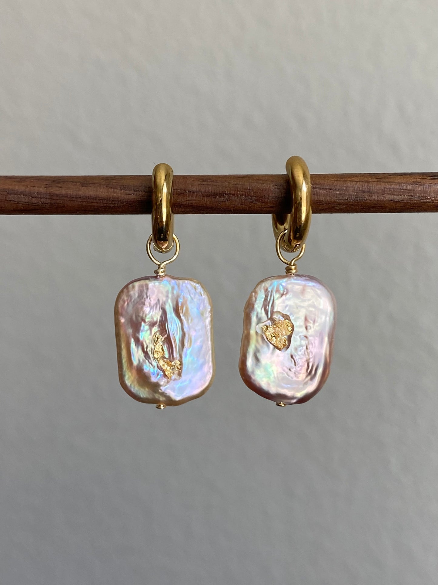 Detachable Gold Plated Pendant for Necklaces & Earrings
