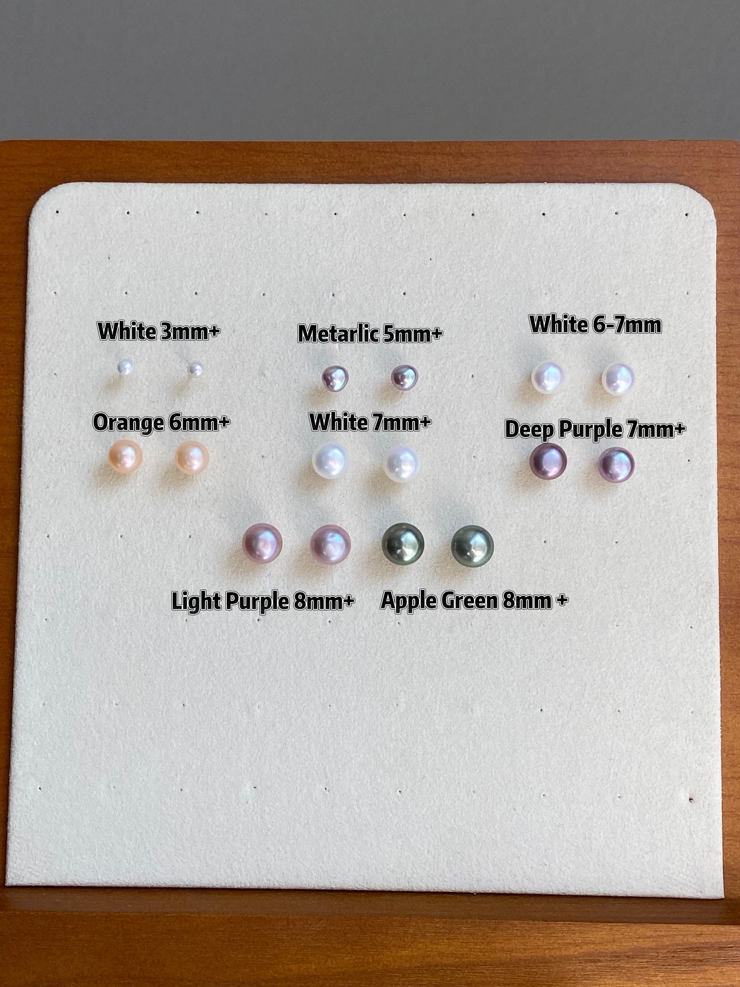 Classic Freshwater Pearl Stud Earrings – Minimalist Everyday Jewelry