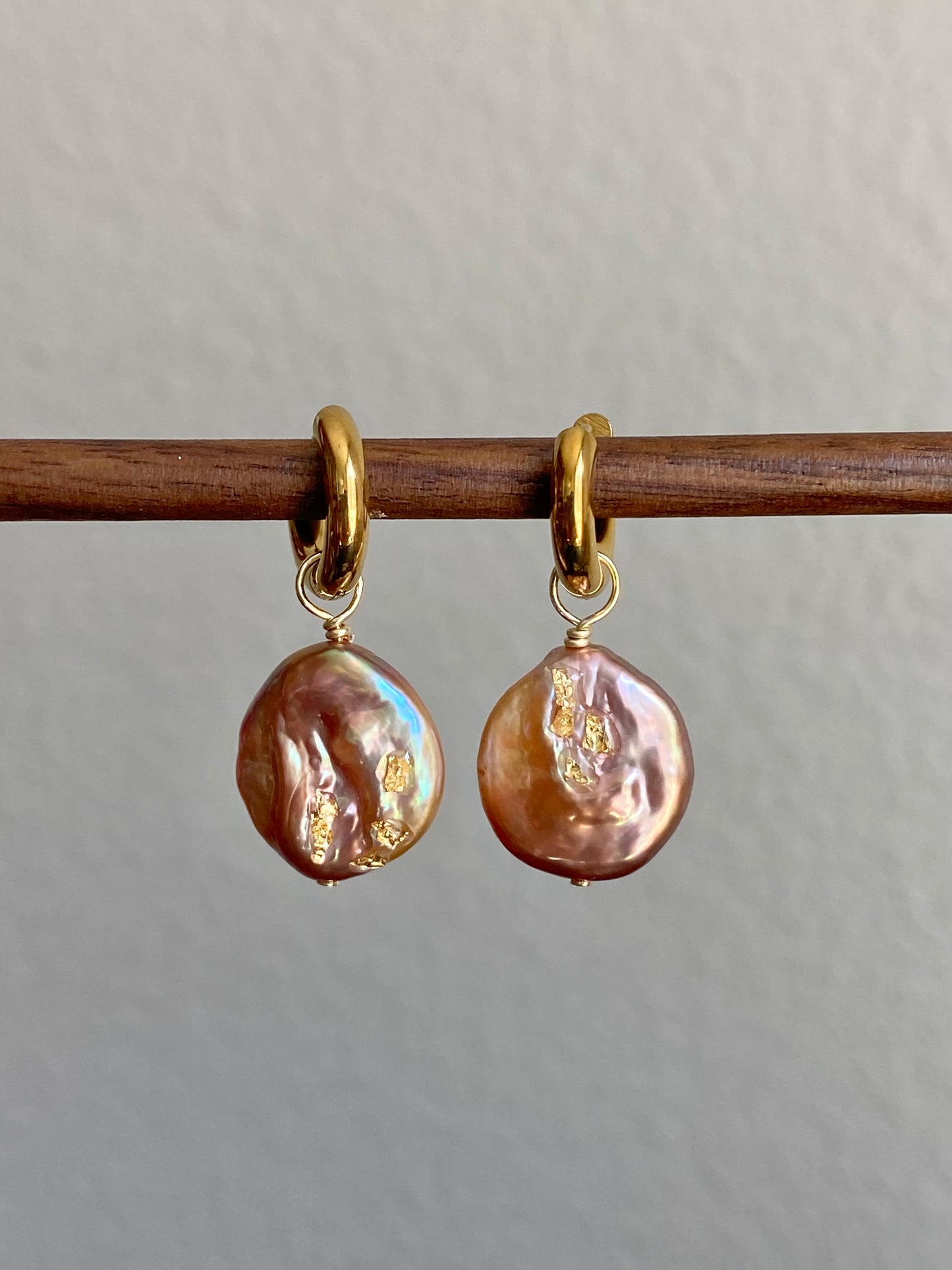 Detachable Gold Plated Pendant for Necklaces & Earrings
