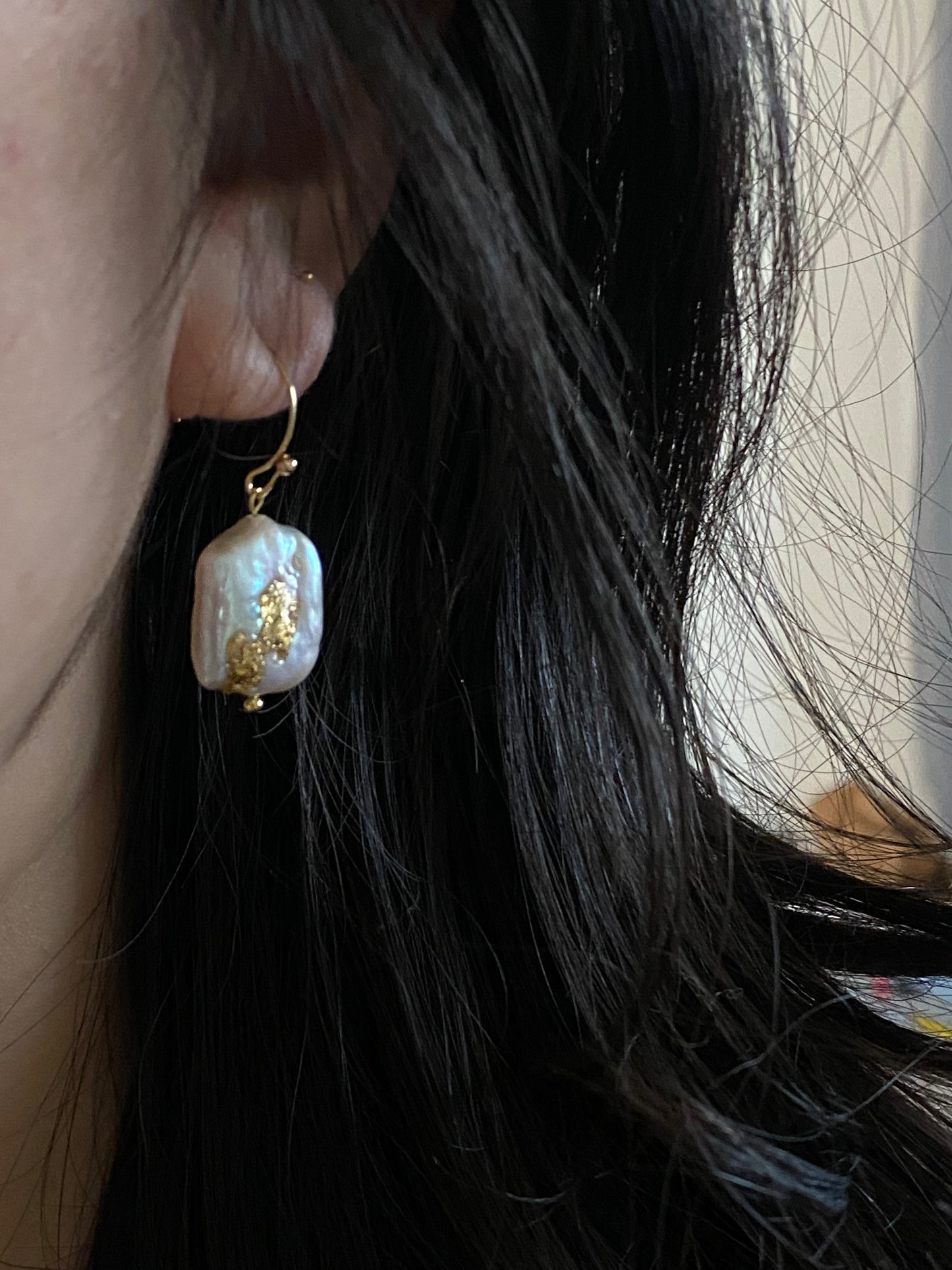 Minimalism style Square shape gold dangle earring-bridesmaid gift-wedding earring-earring lover must have