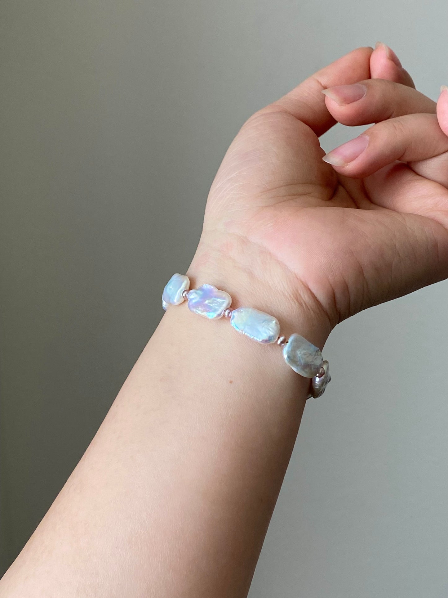 2-in-1 Baroque Square Star freshwater Pearl Bracelet Convertible Bracelet to Necklace Fairycore Layered Jewelry Bridesmaid gift for her