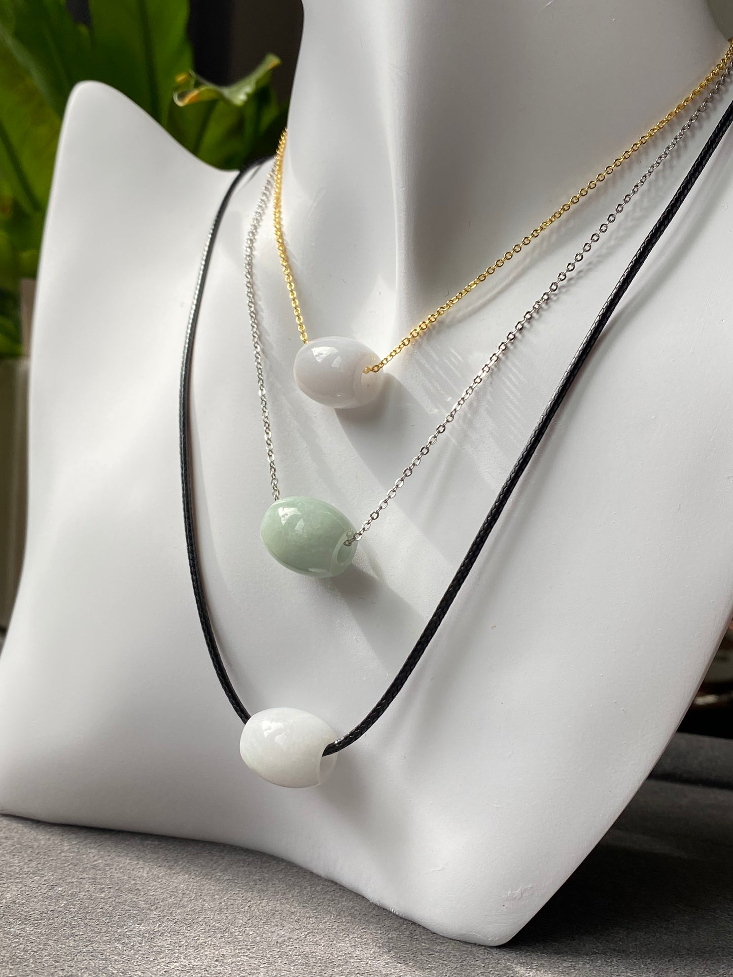 AAA Natural BIYU Hetian Jade barrel bead Nephrite bead Lucky bead Necklace,gift for her,gift for him,christmas gift