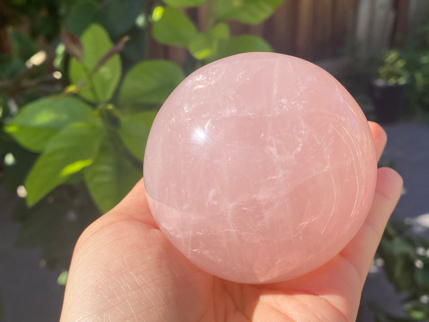 Hight grade 76MM Natural Rose quartz Sphere,Quartz Crystal Ball,Crystal Healing Divination ball,Led light stander