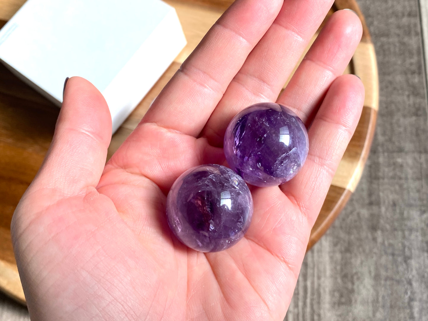 Natural Amethyst Sphere,Quartz Crystal Ball,Mineral Specimen,Divination Ball,Prophecy Ball crystal point