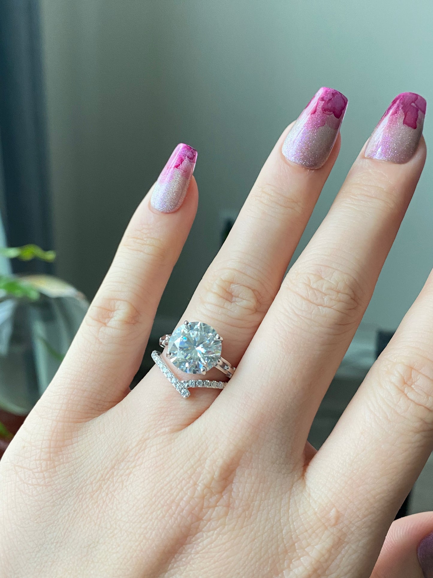 Certificated 1ct. Moissanite Princess Crown sterling silver Ring,wedding ring, Groomsman gifts,Bridesmaid Gifts