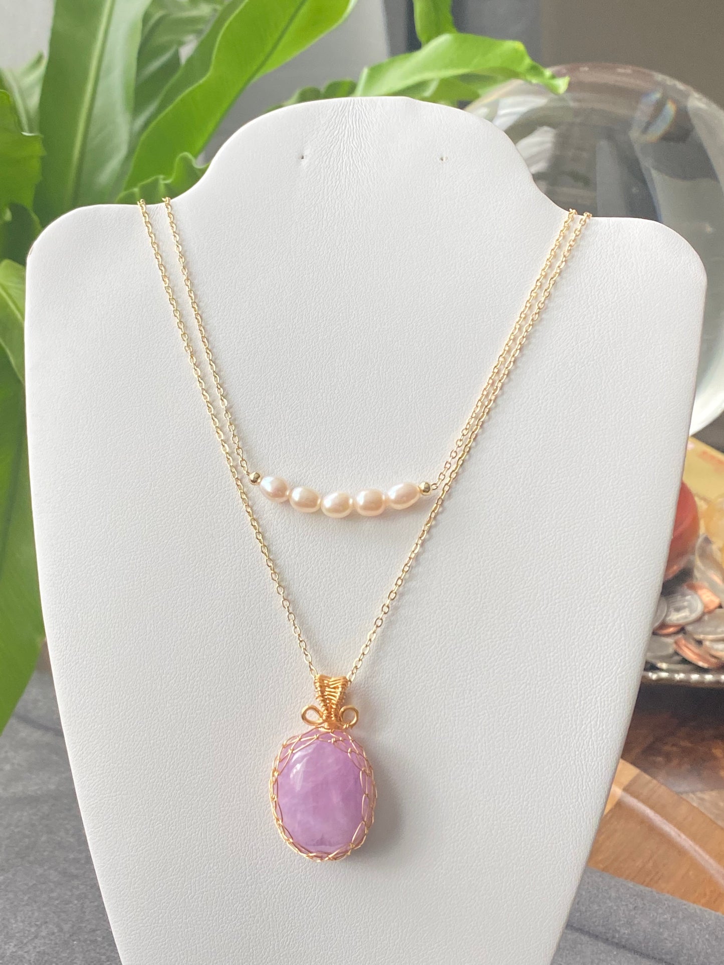 Dainty Pearl Necklace,Pearl Bead Necklace,oval-shaped Freshwater Pearls smile line Necklace,Bridesmaids Gifts ,gift for her