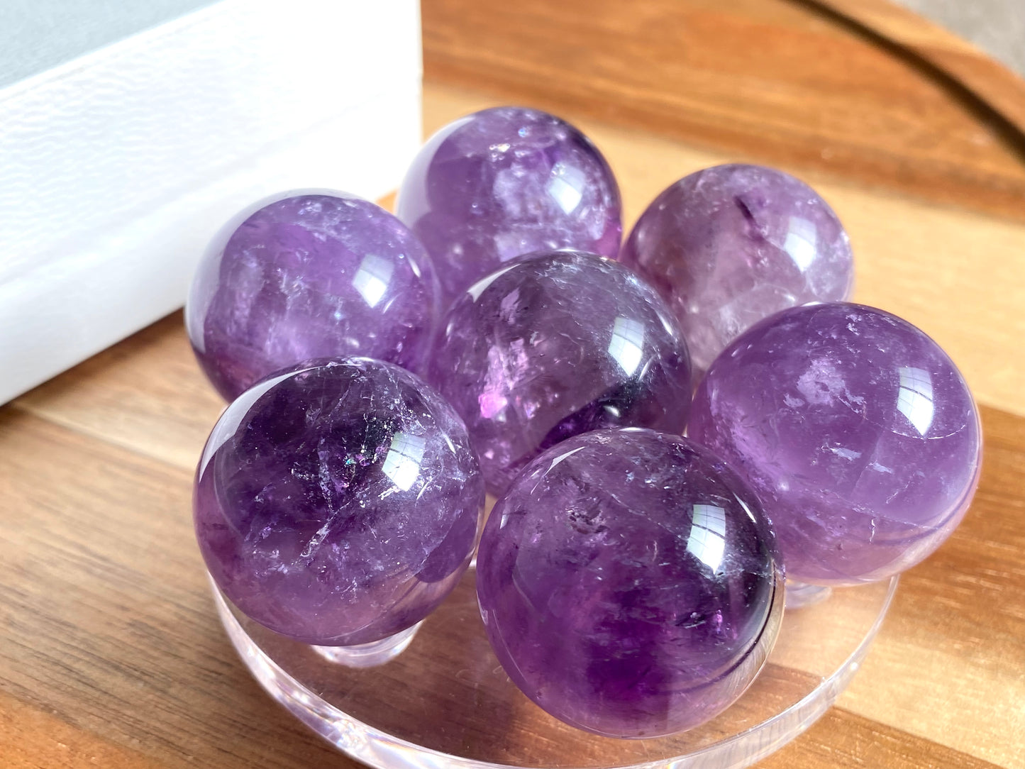 Natural Amethyst Sphere,Quartz Crystal Ball,Mineral Specimen,Divination Ball,Prophecy Ball crystal point