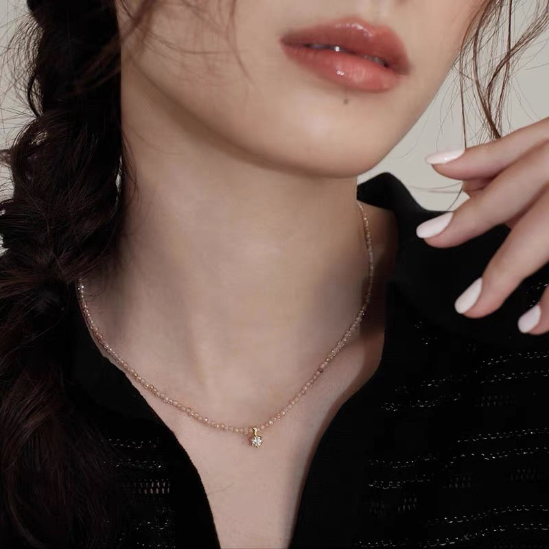 2mm+ $20 for 2 Natural Faceted gemstone,Moonstone,strawberry Quartz,Garnet,sunstone,Peridot,Tourmaline,Fluorite,Blue Apatite,Morganite Double Wrap Bracelet, Chocker Necklace