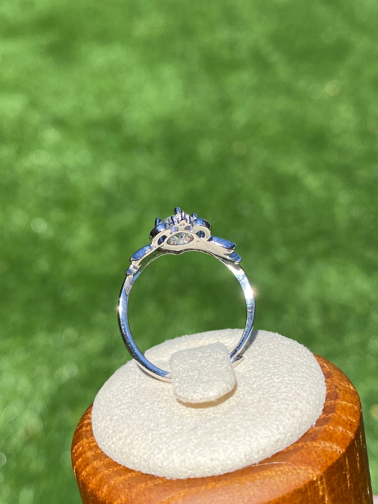 Certificated 0.5ct. Moissanite Swan Heart Disney Princess sterling silver Ring,wedding ring, Groomsman gifts,Bridesmaid Gifts