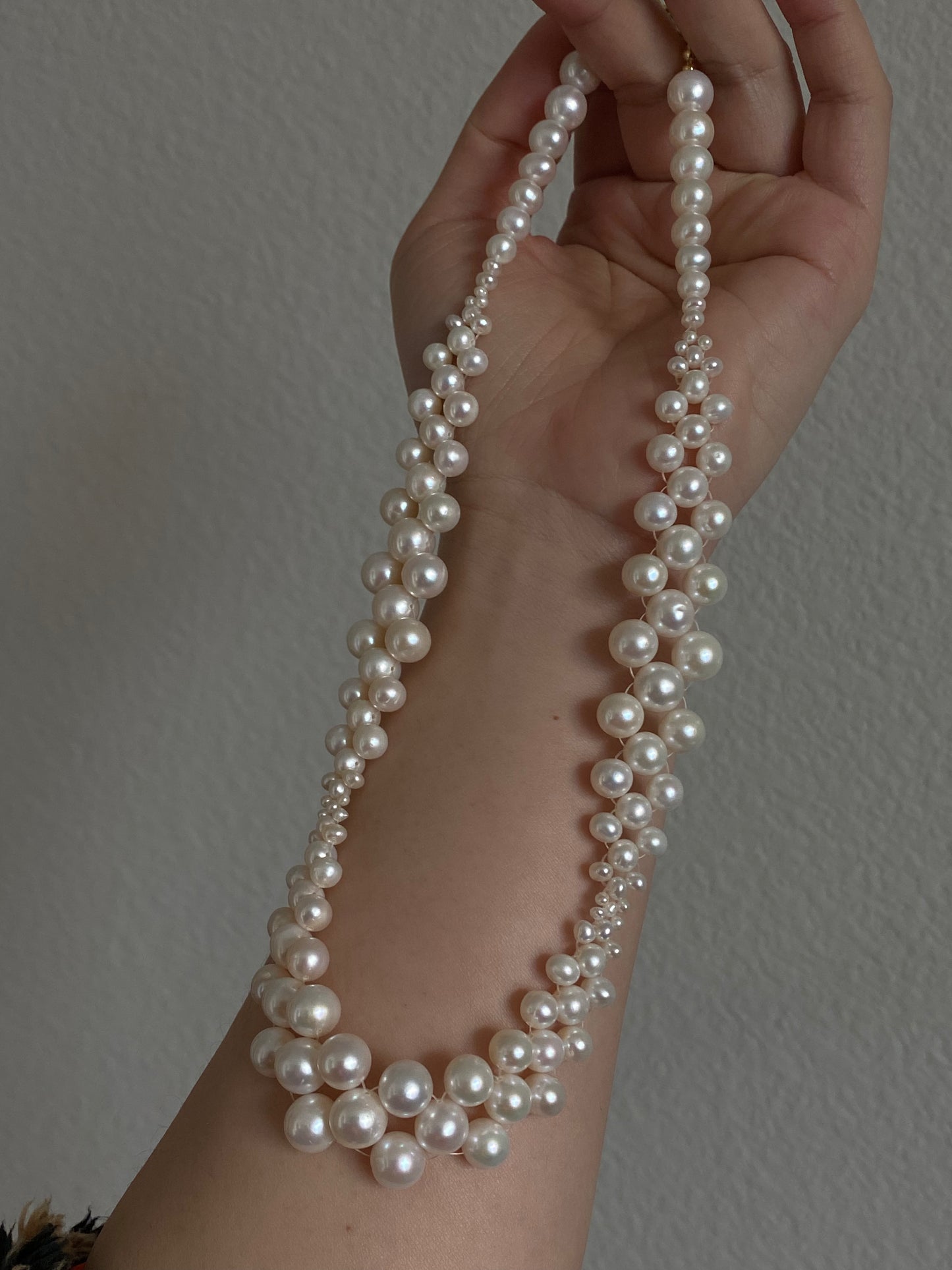 Natural Freshwater pearls The stars wedding Necklace,personized Necklace, choker,Bridesmaid Gifts,wedding gift