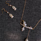 Unique Baroque Pearl Earrings with Zircon Earring  Rocky Fish Dangle Earring Elegant Dainty Pearl Earrings Gift Friendship gift