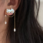 Wishing Star · Vœu Filant — Falling Star Baroque Pearl Earrings