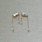 Wishing Star · Vœu Filant — Falling Star Baroque Pearl Earrings
