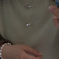 Damson Double pearl Necklace