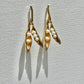 Botanical Pearl Pea Pod Earrings Garden Inspired Jewelry for Her