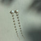 Cascading Luck - Gradient Pearl Drop Earrings | Lucky Clover Baroque Earrings