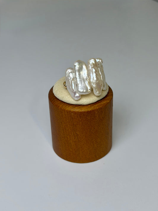 Aurora Biwa Baroque Pearl Ring