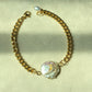 Baroque Pearl Bracelet | Chunky Gold Chain