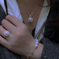 Sun-Inspired Pearl Jewelry Set - Valentine’s Day & Mother’s Day Gift | Necklace, Earrings, and Ring for Timeless Love handmade gift for her