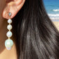 Graduated Baroque Pearl Statement Earrings -ASTRA