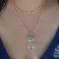 Natural Rice pearl 2-3mm Minimalist Maillard Color Rice Pearl chocker Necklace