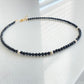 Minimalist Baroque Pearl super sparkling Dainty Black and white Modern Layering Chocker Necklace  gift for her gift to them