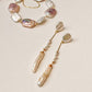 Baroque Pearl Bracelet Gold Magnetic Clasp Safety Chain Jewelry