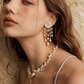MOONLIT VEIL Freshwater baroque Pearl Chandelier Earrings