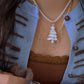 Rare found handmade natural baroque pearls christmas tree removable pendant,holiday gift