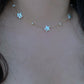 Celestial Baroque Pearl Star Necklace Adjustable Versatile Choker,Customizable Y Necklace, Elegant Handmade Jewelry, Minimalist Gift for Her