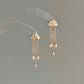 Fancy fun Cloudy and rain drop baroque pearls stud earring-gift for her,birthday gift-Hand pick each pieces