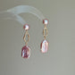 Lavender Baroque Pearl Drop Earrings – VIOLETTE