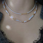 Natural freshwater baroque stick pearl,biwa pearl everyday use necklace,gift for her,christmas gift