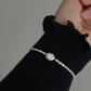 Keshi Petal Pearl Memory Bracelet | Super Minimalist Bracelet | High Luster | Wedding Bridal Bracelet | Elegant Gift for Her