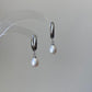 3-in-1  Handmade Detachable Dainty Pearl Drop Earrings Freshwater elegant  Pearl Hoop dangle Earrings Bridal Minimalist Jewelry Gift for Her
