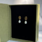 Maya Anchor Link Baroque Pearl Earrings