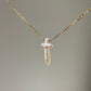 Natural Baroque Cross Pearl Pendant Necklace Elegant Gold Jewelry
