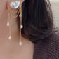 Ardelle Baroque Pearl Draped Chain Earrings