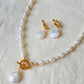 Handmade Cloudlight  Baroque pearl Pendant Dainty Necklace Minimalism  Vintage necklace  Elegant anniversary gift for her Bridesmaid Gift