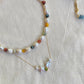 Dainty Celestial Baroque Pearl Star Choker Necklace,Custom Birthstone Pearl Necklace, Elegant Jewelry, Minimalist Bridesmaid Gift for Her