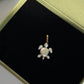 TIDELING | Baroque Pearl Sea Turtle earring or Necklace