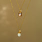 Acorn & Dewdrop Necklace | Luxury Baroque Pearl & Gold Jewelry