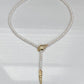 Unique Luxury Freshwater Pearl Adjustable Pearl Necklace with Snake Clasp Choker Necklace Wedding Jewelry gift for her anniversary gift