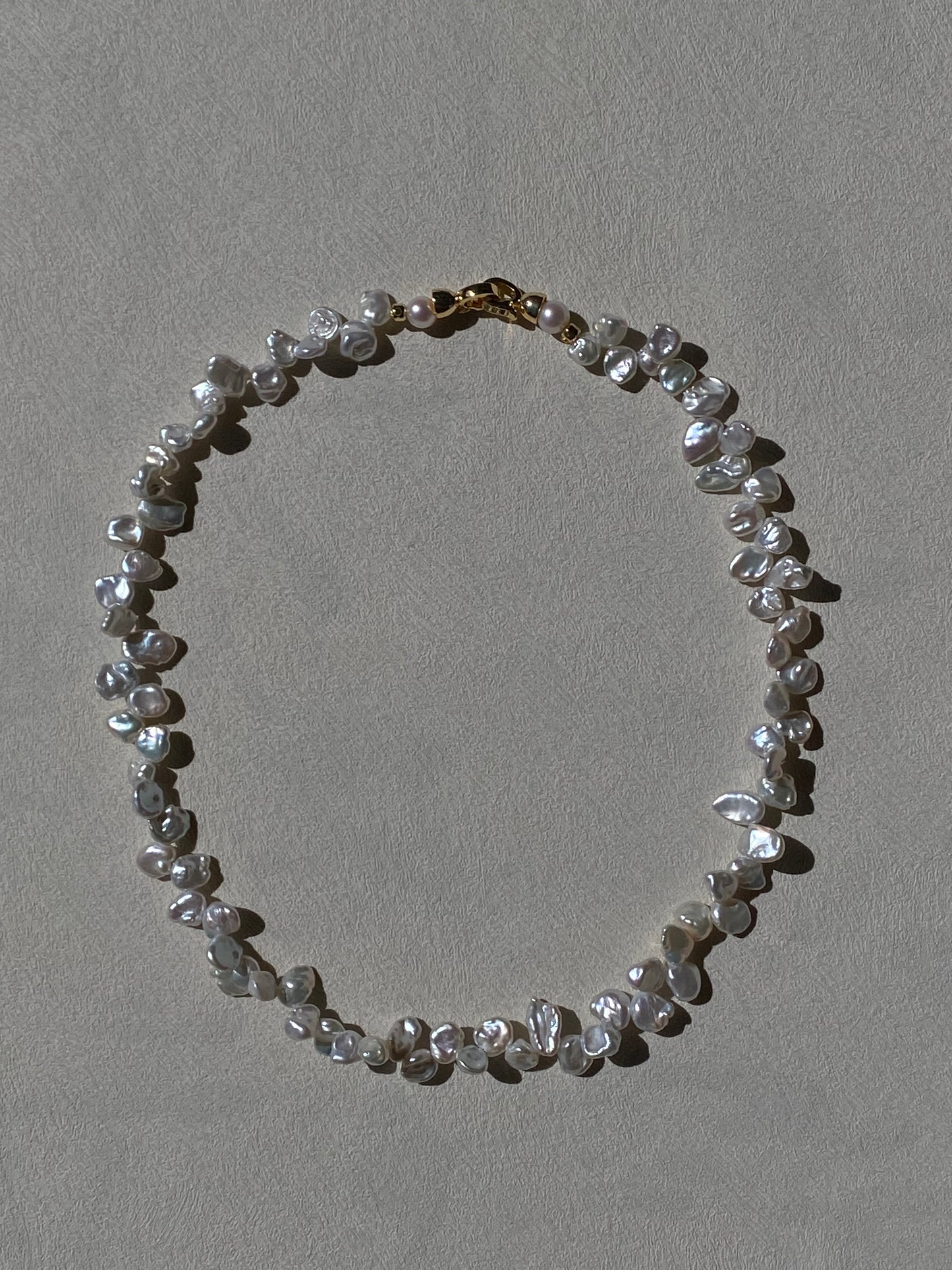 Blooming Flowers Layering Pearl Choker  Elegant Baroque Pearl Jewelry  Statement Pearl Necklace anniversary gift for her Bridesmaid Gift