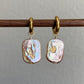 Detachable Gold Plated Pendant for Necklaces & Earrings