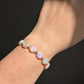 Luna Celestial  Baroque Coin Pearl  Bracelet with Toggle Clasp