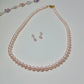 Sakura Pink Freshwater Pearl Necklace | Dainty Minimalist Pearl Choker Necklace