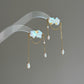 Wishing Star · Vœu Filant — Falling Star Baroque Pearl Earrings