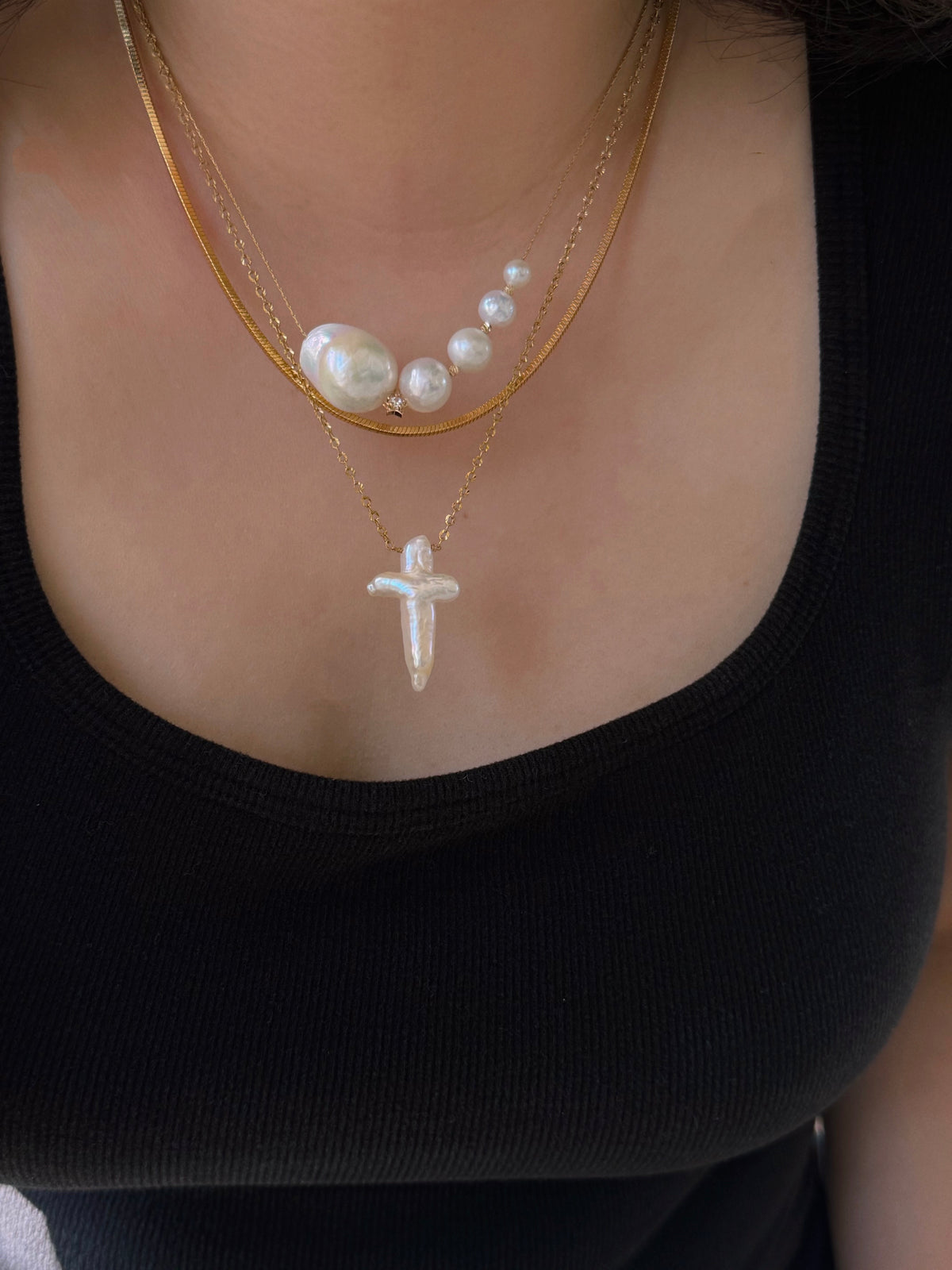 Remedy Graduated Baroque Pearl Necklace